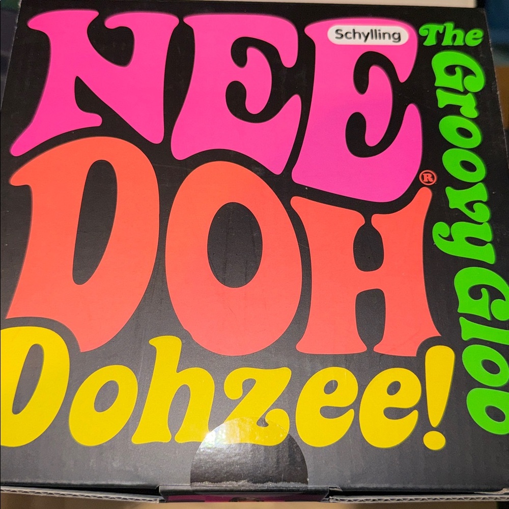 Nee Doh Dohzee Groovy Glob Purple Stress Ball and 3 mini various Groovy Globs - Picture 10 of 15